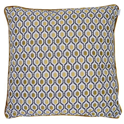 Recco, Ochre - (50cm x 50cm) Cushion - Image 3